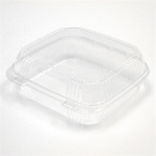 1120 Clear View Hinged Container (8 3/6" X 8 5/16" X 2 7/8") 200 Pcs.