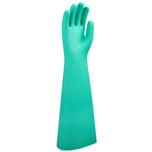 Green 18" Nitrile Gloves 22 Mil Large 1 Pair