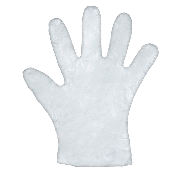 Poly Clear Disposable Gloves Powder Free Medium 500 Pcs x 1 Box=500 Pcs