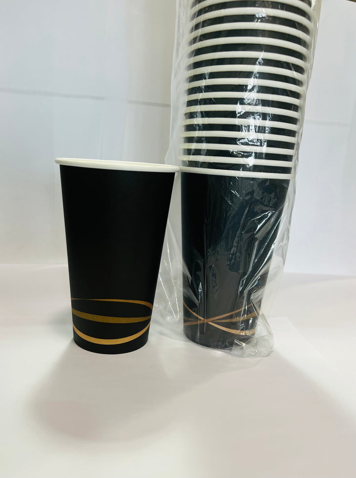 20oz Paper Printed Drinking Cups 25 Pcs.
