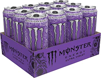 Monster -  Purple Energy Drink - 12 Cans x 473ml