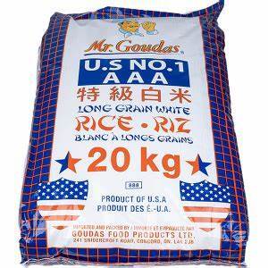 AAA White Rice Mr. Goudas 20 Kg