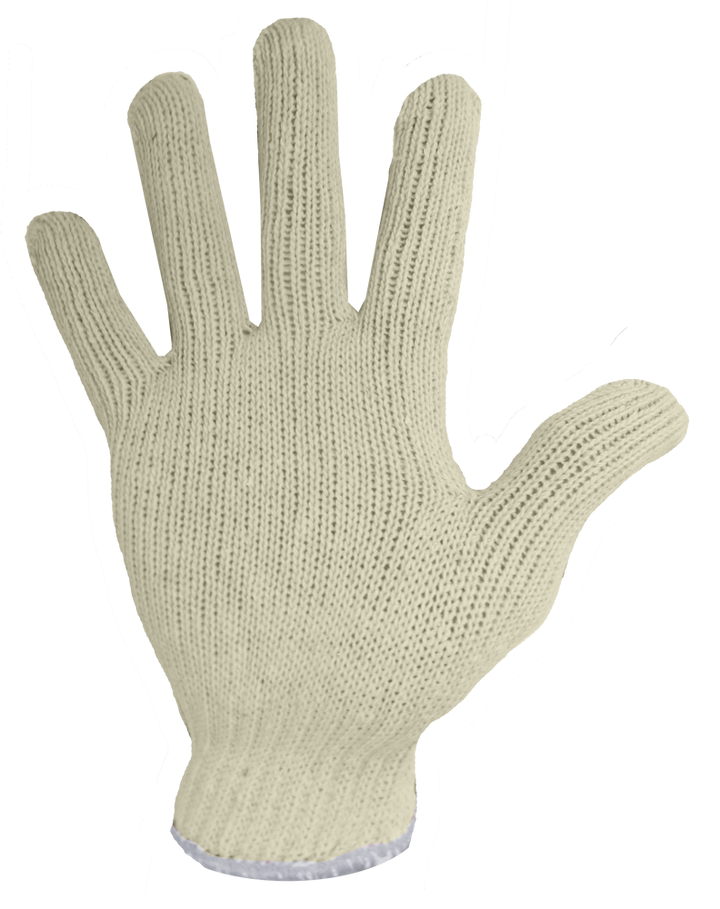 Cotton Plain Large Gloves 12 Pairs