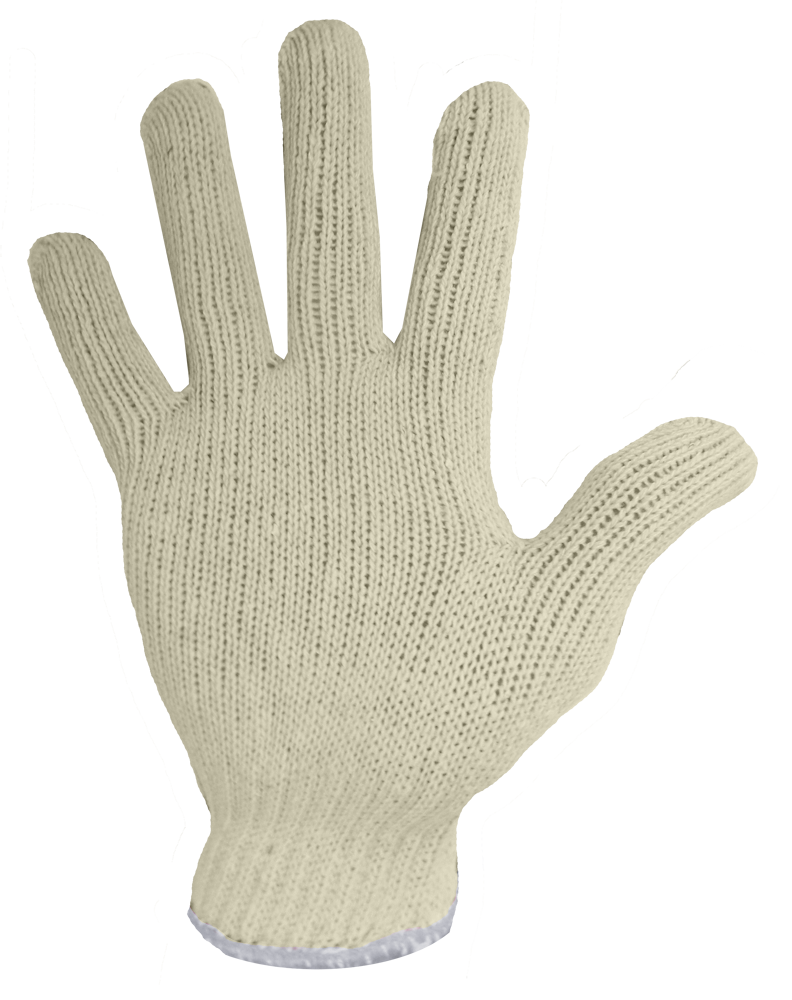 Cotton Plain Large Gloves 12 Pairs