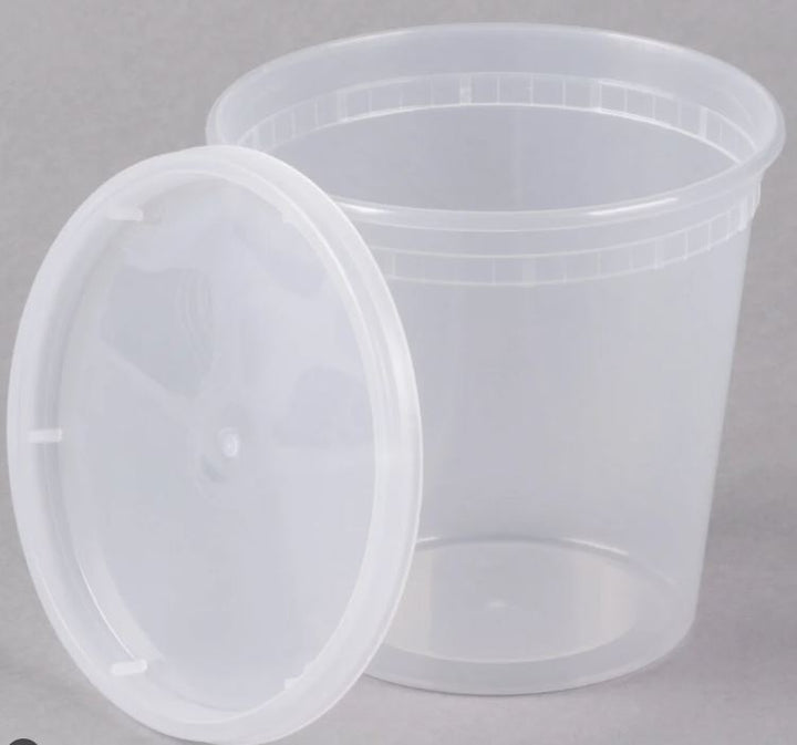 24oz Plastic Soup & Deli Cup 240 Pcs. Set