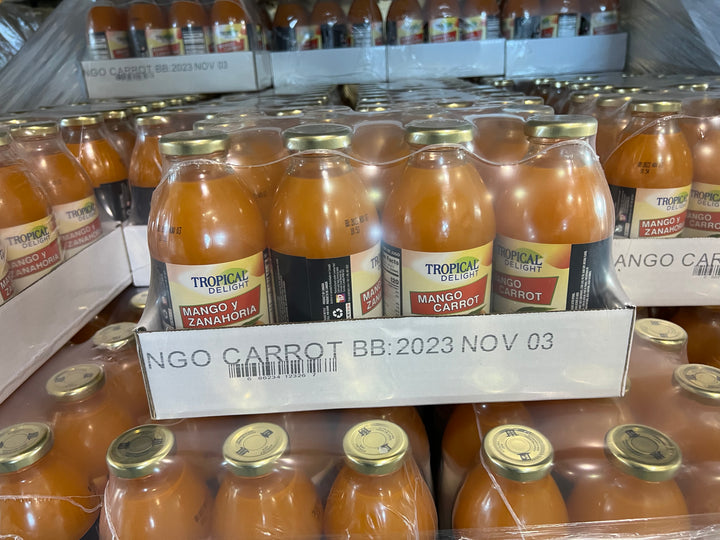 Tropical Delight Mango Carrot 12 Bottles x 473ml