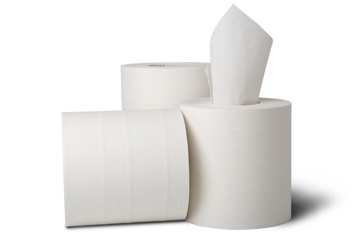 Centre Pull White Towel 2 Ply 6 Rolls