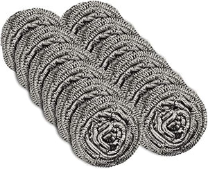 Stainless Steel Scour Puff 50g 12 Pcs.