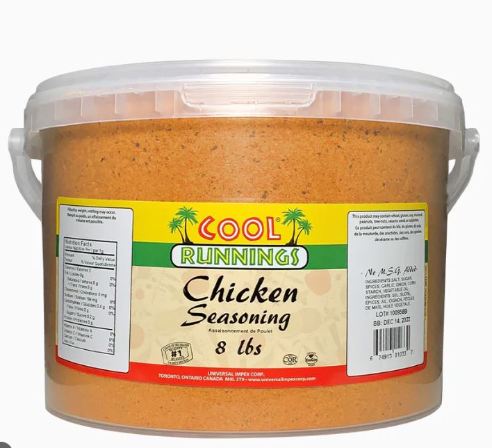 Cool Runnings - Chicken Seasoning 8 Lbs x 1 Bucket