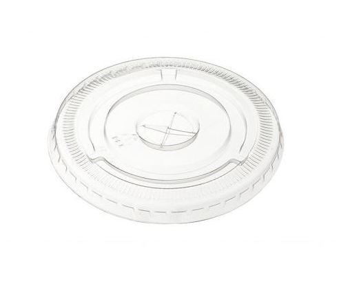 Clear Flat Lids 78mm for 9oz PPP Cups 100pcs.`