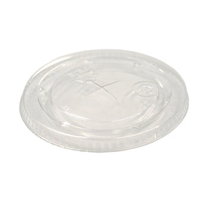 Slotted Flat Clear Lids For PPP 12oz to 20oz Clear Cups 50 Pcs.