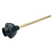 Plunger With 16" / 40 Cm Wood Handle Heavy Duty