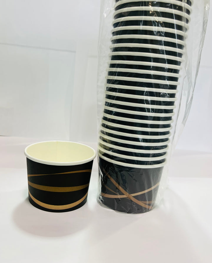 8oz Soup Paper Cups 25 Pcs.