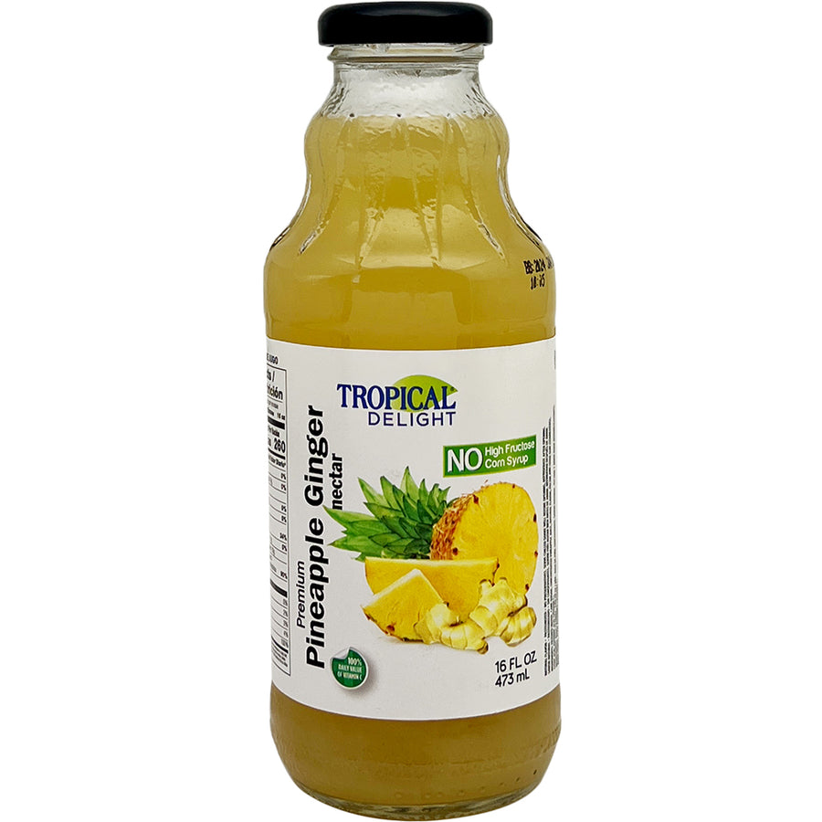 Tropical Delight Pineapple Ginger 12 Bottles x 473ml