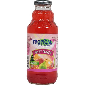 Tropical Delight Fruit Punch 12 Bottles x 473ml