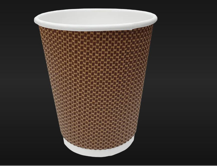 8oz Ripple Wall Paper Drinking Cups 500 Pcs.