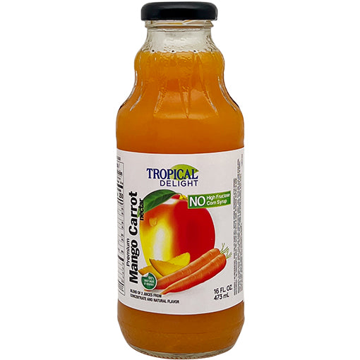 Tropical Delight Mango Carrot 12 Bottles x 473ml