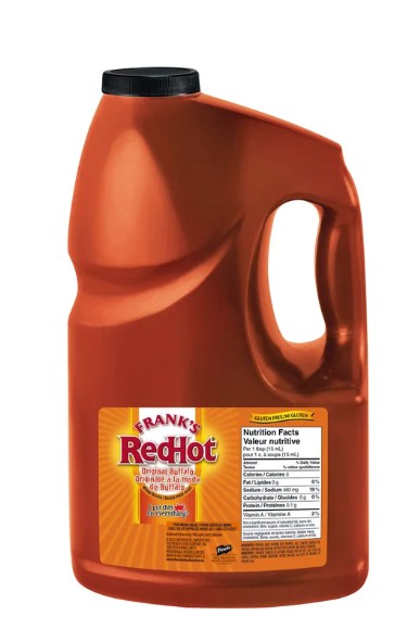 Frank's - RedHot, Hot Sauce, Original 3.78L x 1 Jug – Golden