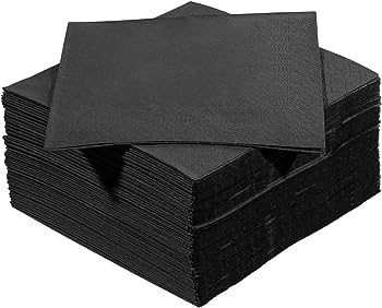 Cocktail Black Napkins 600 Pcs.