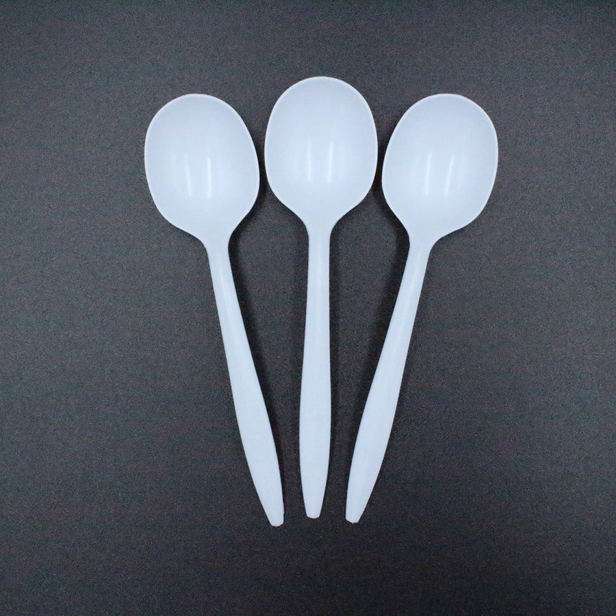 Medium White Soup Spoons 1000 Pcs.