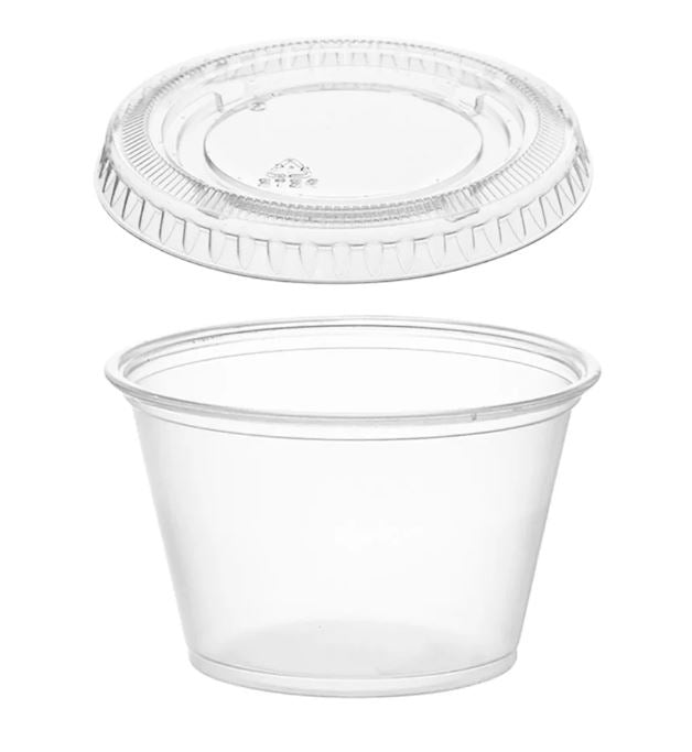 1oz Clear Portion Cups 100 Pcs.