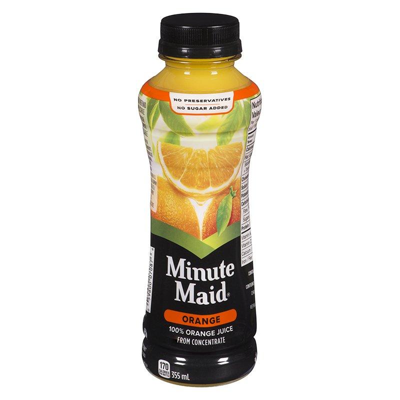 Minute Maid 100% Orange Juice 12 x 355 ml