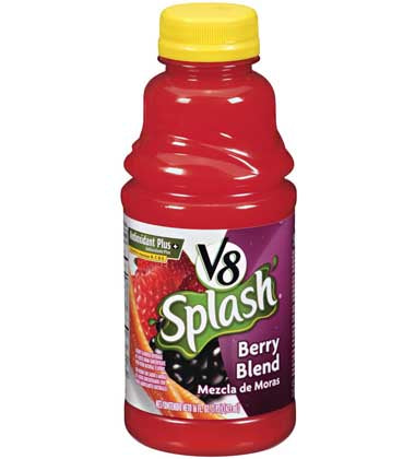 V8 Splash Berry Bleand 12 Bottles x 473ml