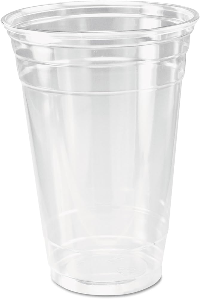 16oz Tall Clear Plastic Cups 1000 Pcs.