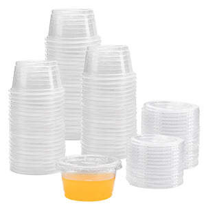 4oz Clear Portion Lids 125 Pcs.