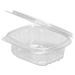 Clear Hinged Deli Container (Ad08) 8oz (5.38*4.5*1.5") 50 Pcs.