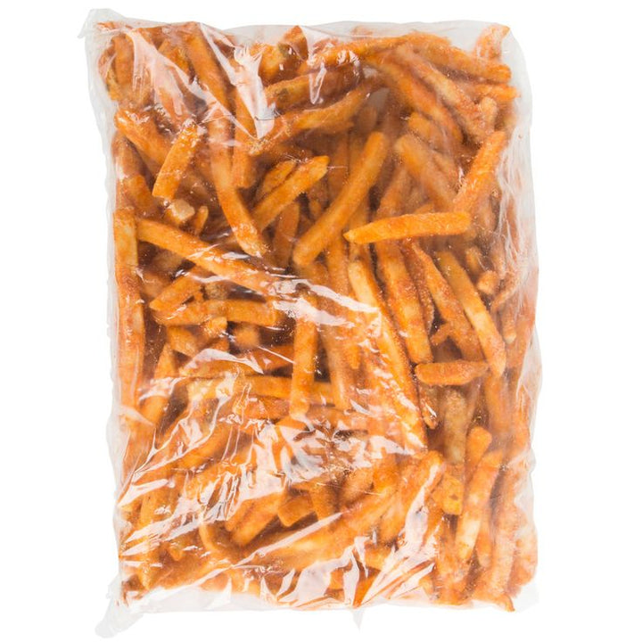 Spicy Fries 3/8" Straight Cut 6 Bags 27 Lbs