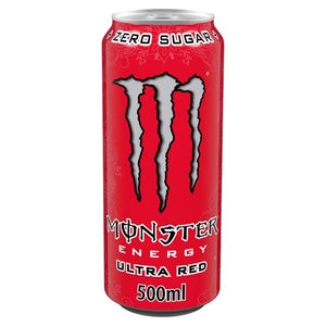 Monster - Ultra Rosa Red Energy Drink - 12 Cans x 473ml