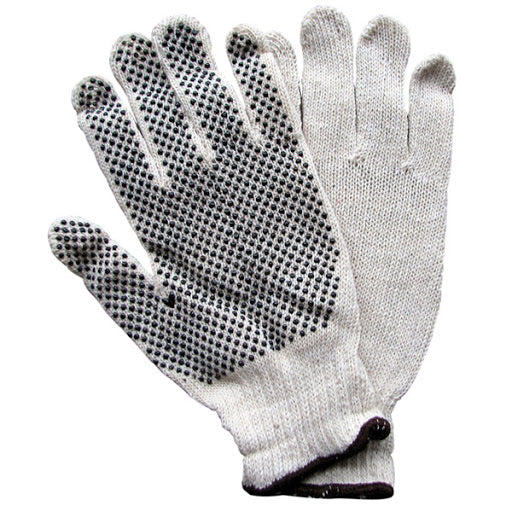 Dotted Gloves Large 12 Pcs x 1 Bundle=12 Pcs