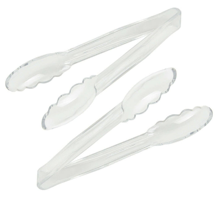 Clear Plastic Tongs 2 Pcs.