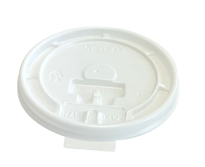 Flat Lids For 10oz to 20oz Coffee Cups 1000 Pcs.