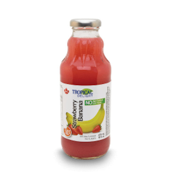 Tropical Delight Strawberry Banana 12 Bottles x 473ml