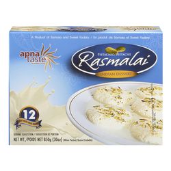 Apna Taste Pista Rasmalai 12 Pcs.