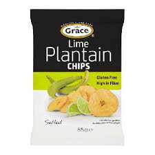 Grace Green Plantain Chips 85G