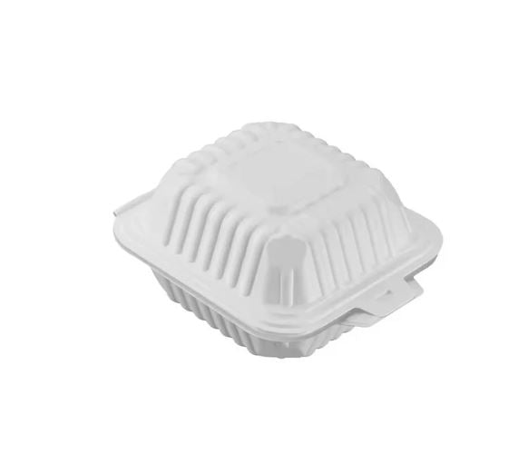 Snap-Lock 5"x5"x2.75' PP Clamshell Microwaveable Containers 500/CS