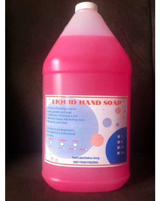 Pink Hand Soap Sprakita 4L X 4 Jugs
