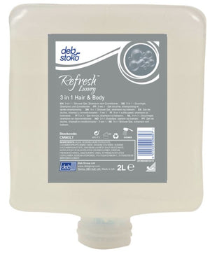 Debb Refresh Hand, Hair & Body Wash 4x2L