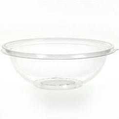 Sabert 32oz Clear Plastic Salad Bowls 50 Pcs.