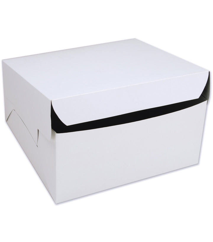 Cake Box 10 x 10 x 2.5" White 200 Pcs.