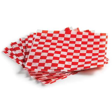 12" x 12" Red Check 1000 Sheets
