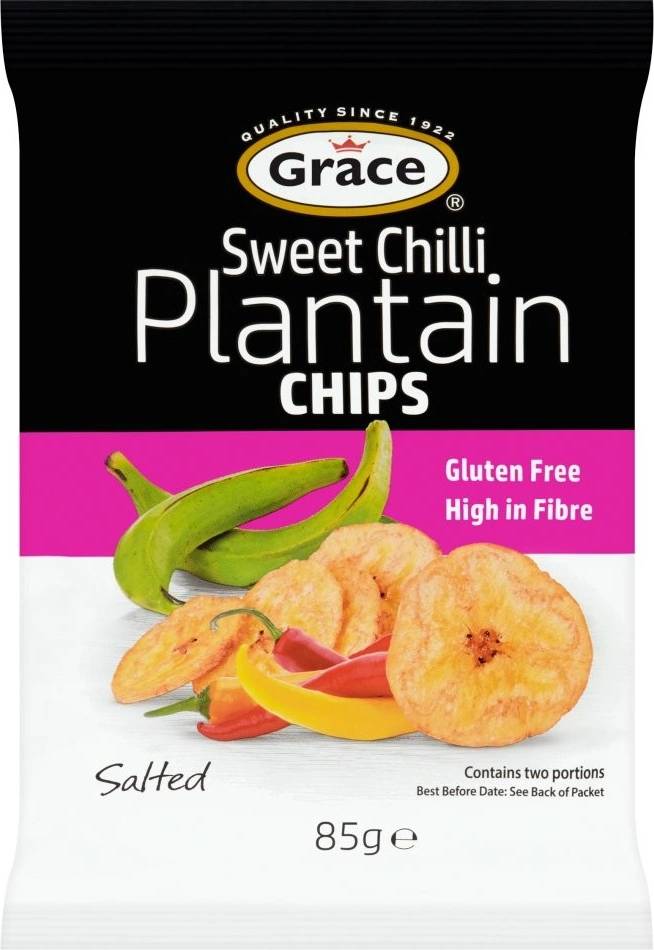 Grace Plantain Chips Sweet Chili 85G