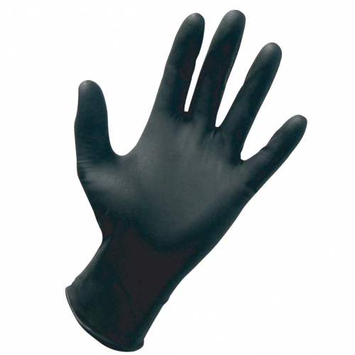 Black Nitrile Gloves Large 100 Pcs x 10 Boxes=1000 Pcs