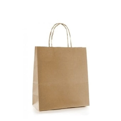Handle Bags Brown / Kraft 10x6.5x13 250 Pcs.