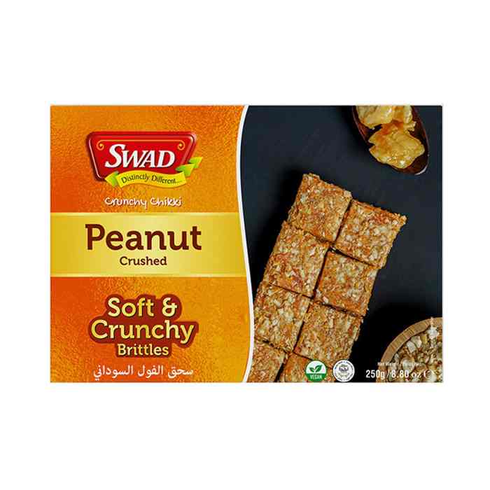Swad Peanut Crushed Soft & Crunchy Brittles 250g