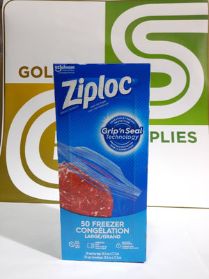 Ziploc Grip'N Seal Large Bags 50 Pack