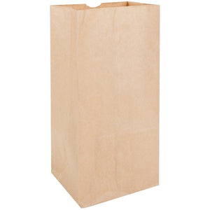 20 Lb Kraft Grocery Paper Bag (8 1/4" x 5 1/4" x 16 1/8") 500 / Bundle